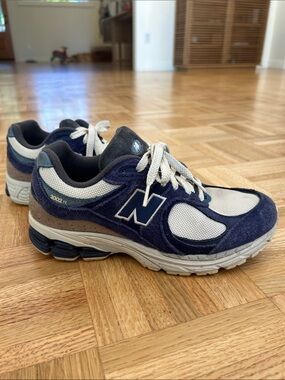 New Balance Navy 2002R Suede Sneakers